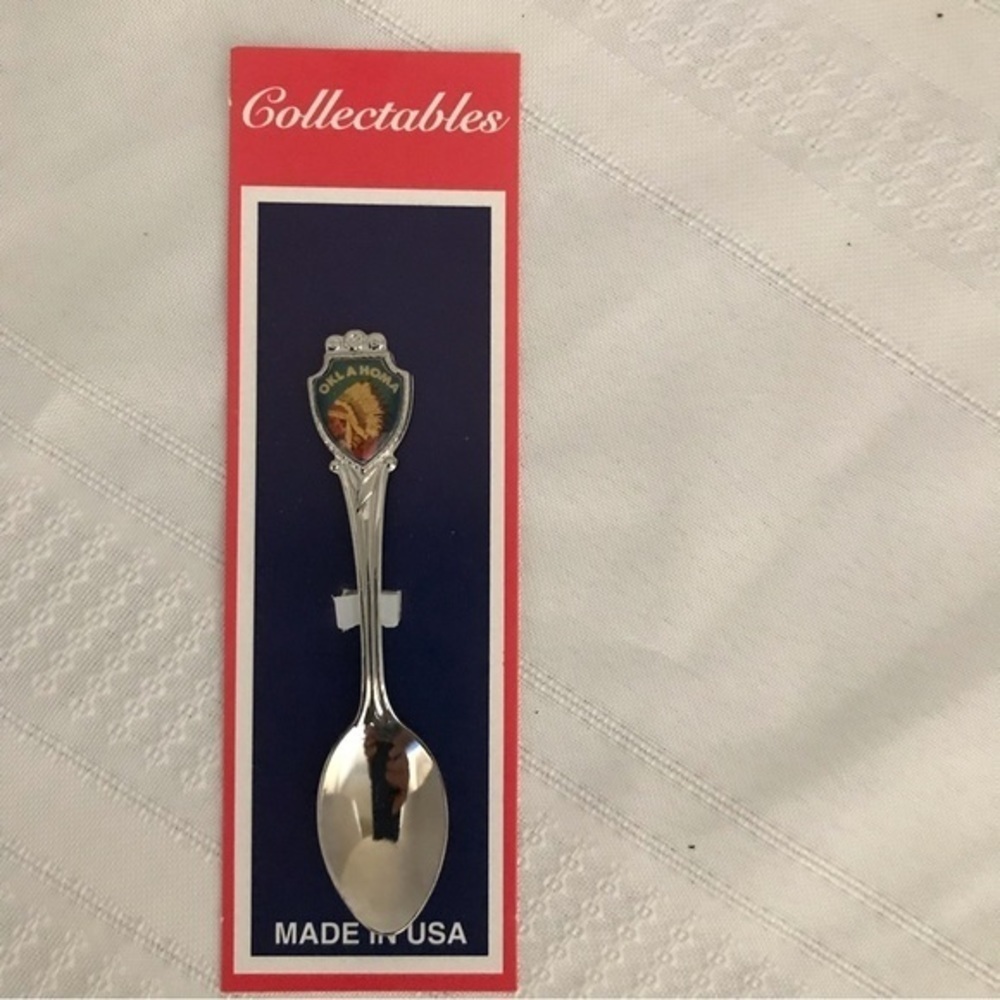 Oklahoma Souvenir Collectable Spoon.-New